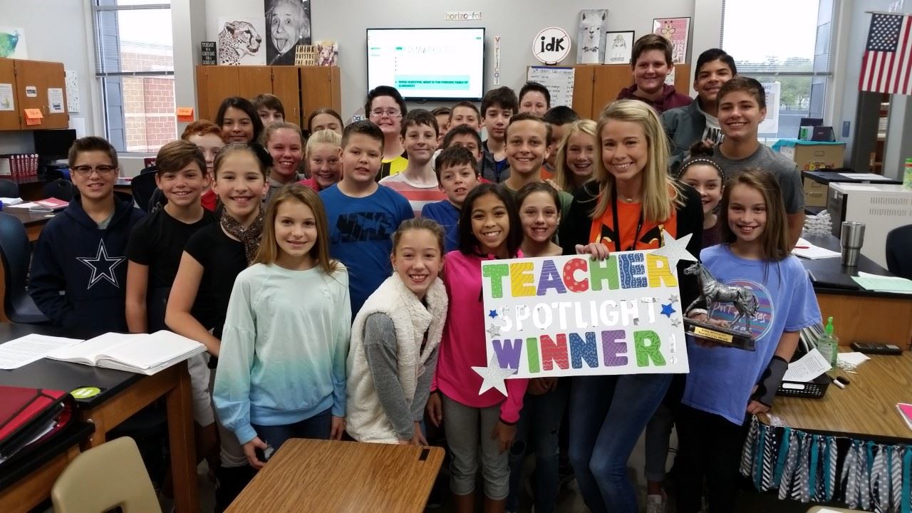 Teacher Spotlight Winner October 2017